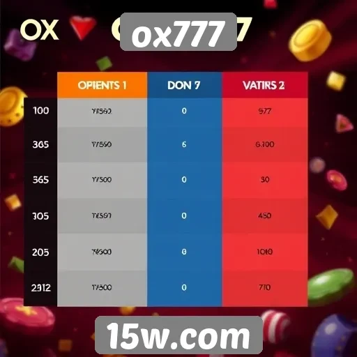 comparativo entre ox777 e outros sites de jogos